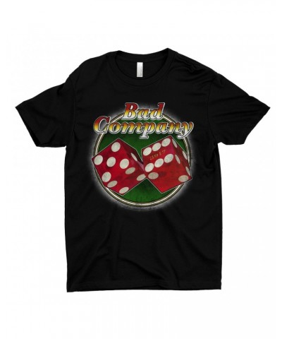 Bad Company T-Shirt | Straight Shooter Roll The Dice Distressed Shirt $9.48 Shirts