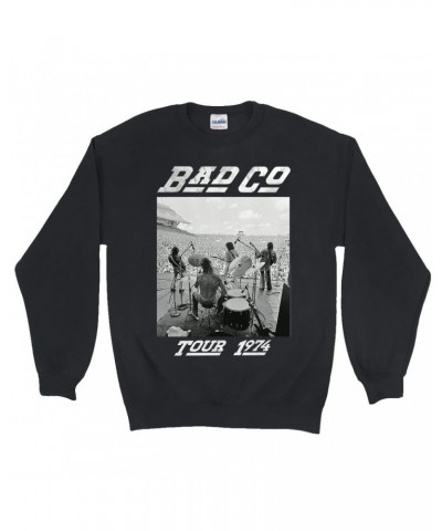 Bad Company Sweatshirt | 1974 On Stage Tour Sweatshirt $16.43 Sweatshirts