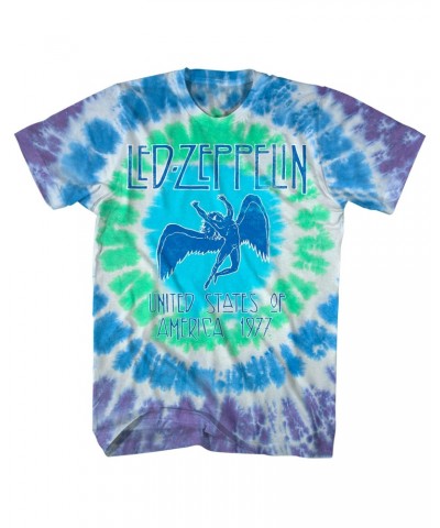 Led Zeppelin T-Shirt | Icarus ’77 Tour Radial Tie Dye Shirt (Reissue) $10.54 Shirts