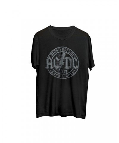 AC/DC High Voltage Rock and Roll Circle Logo Black T-Shirt $8.75 Shirts