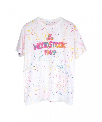 Woodstock Tie Dye 1969 White T-Shirt $11.75 Shirts