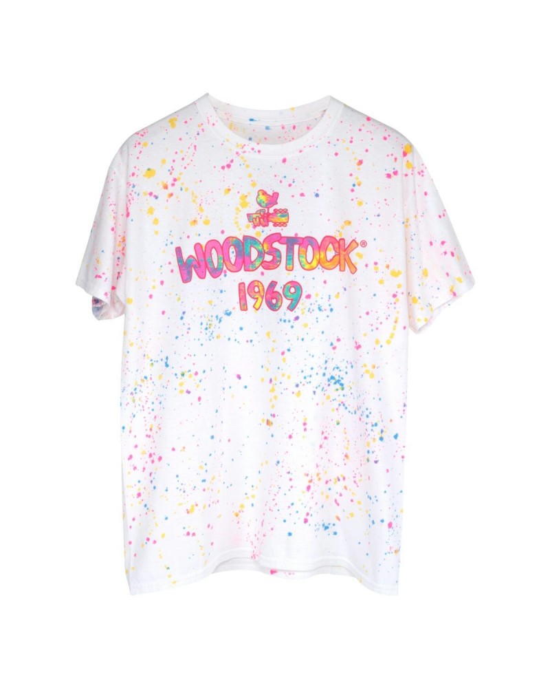 Woodstock Tie Dye 1969 White T-Shirt $11.75 Shirts