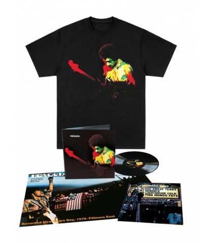 Jimi Hendrix Band of Gypsys T-Shirt + Anniversary Analog LP $15.00 Vinyl