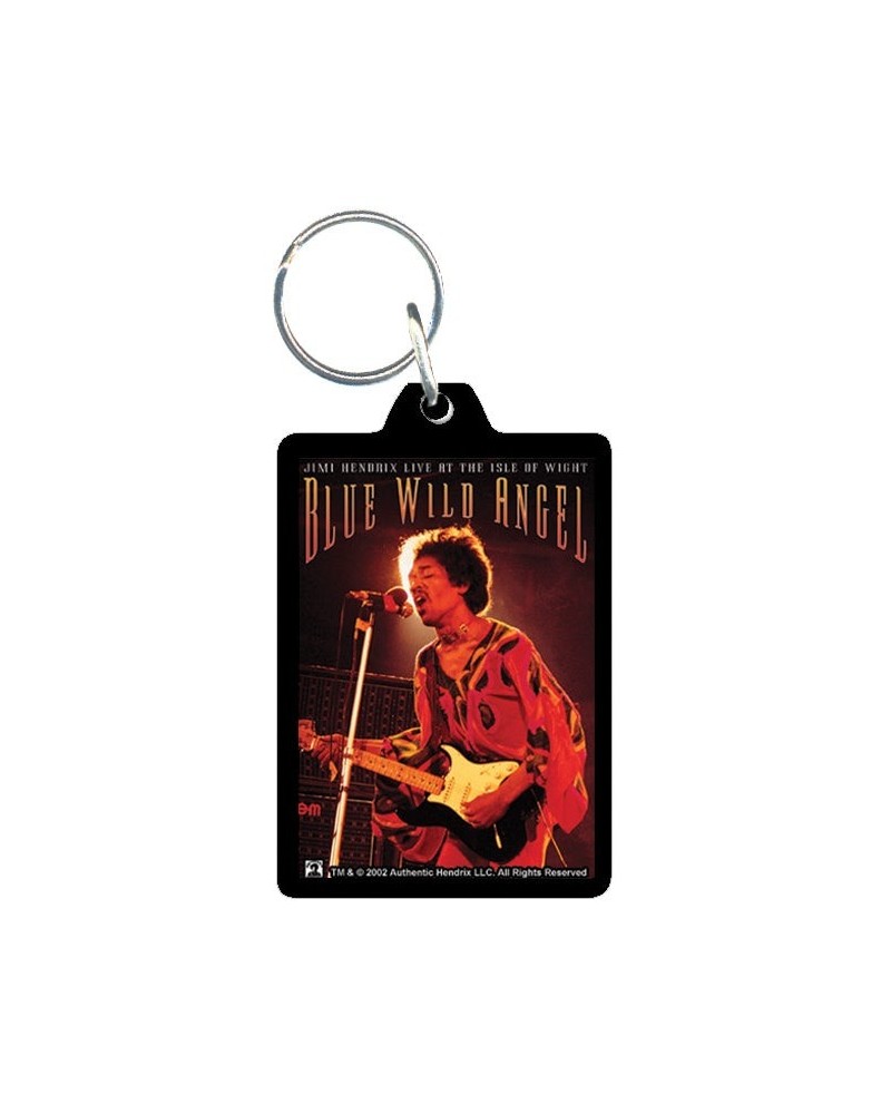 Jimi Hendrix Acrylic Keychain Blue Wild Angel $0.55 Accessories