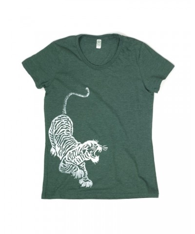 Jerry Garcia Tiger Women's Organic T-Shirt $7.20 Shirts