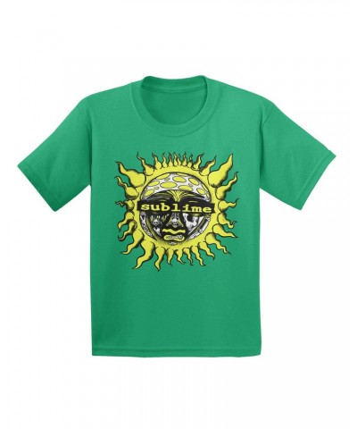 Sublime Psychedelic Sun Green Youth Tee $9.18 Kids
