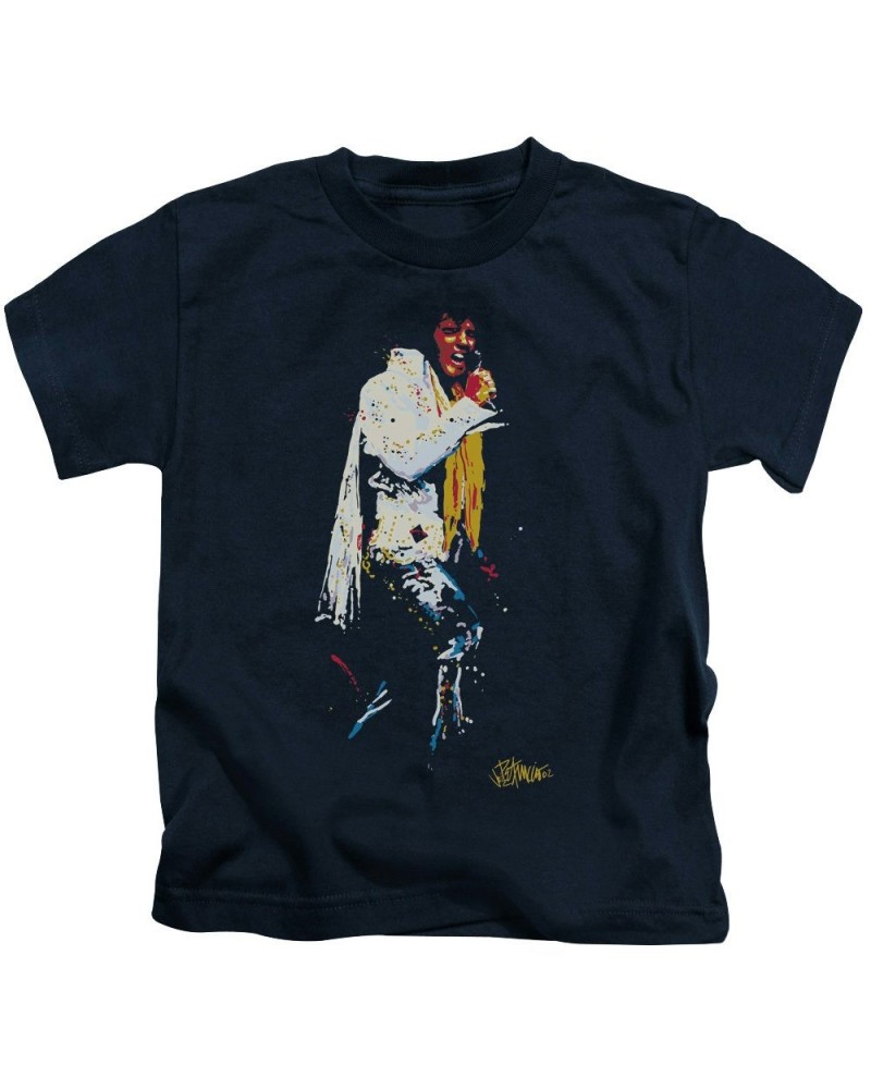 Elvis Presley Kids T Shirt | YELLOW SCARF Kids Tee $4.76 Kids