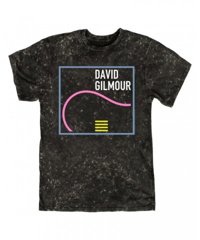 David Gilmour T-shirt | Neon Art Logo Mineral Wash Shirt $14.08 Shirts