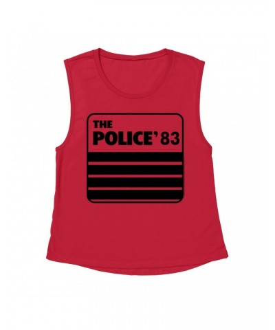 The Police Ladies' Muscle Tank Top | 1983 Concert Tour Shirt $11.86 Shirts