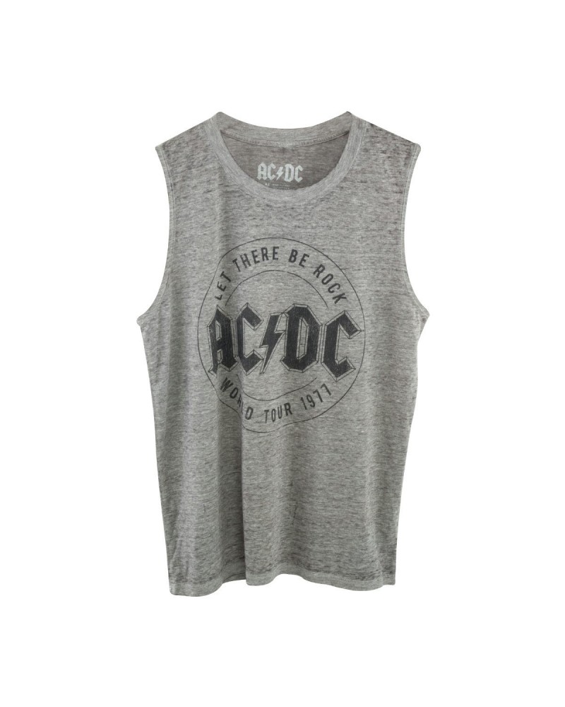 AC/DC Let There Be Rock World Tour 77 Grey Tank Top $6.29 Shirts