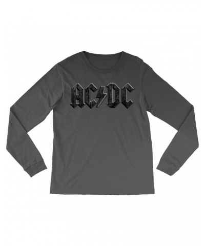 AC/DC Long Sleeve Shirt | Crocodile Texture Logo Shirt $12.58 Shirts
