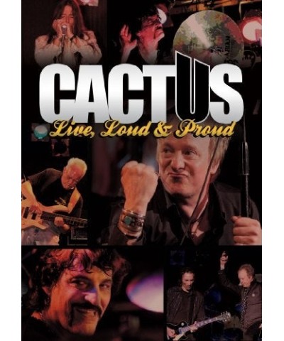 Cactus LIVE LOUD & PROUD DVD $4.45 Videos