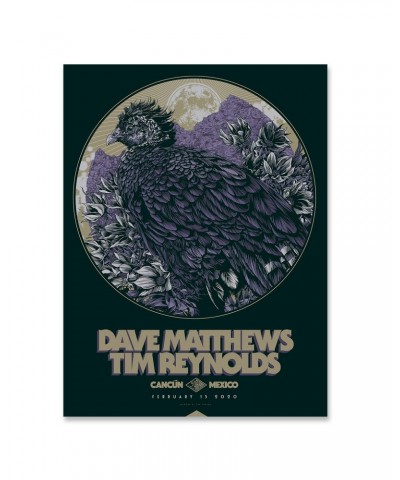 Dave Matthews Band Dave & Tim Show Poster - Cancun Mexico 2/15/2020 $18.00 Decor