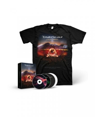 David Gilmour Live At Pompeii - Deluxe Edition 2-CD/2 Blu-Ray Boxset + T-Shirt Bundle $40.42 CD