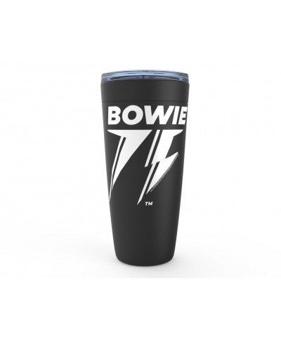 David Bowie Viking Tumbler | White 75th Logo Tumbler $10.23 Drinkware