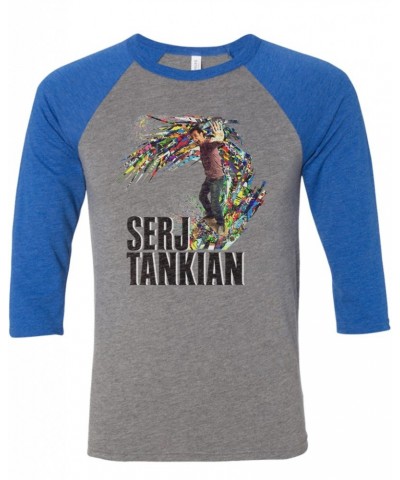 Serj Tankian Men's | Waverider | 3/4 Sleeve Baseball Tee $13.50 Shirts