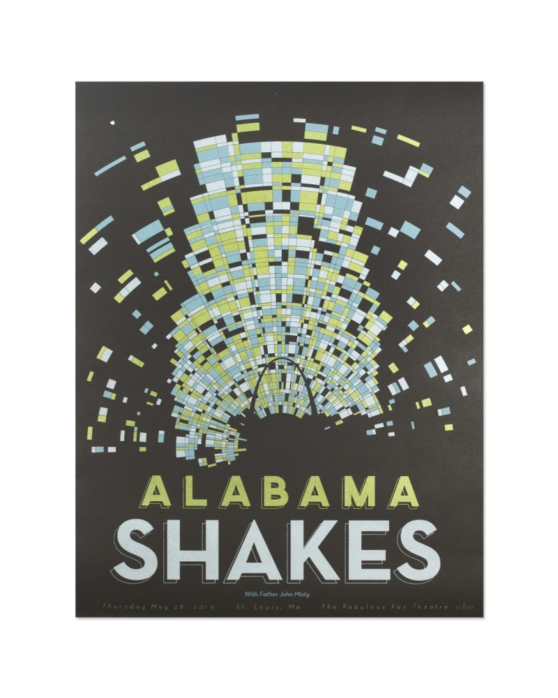 Alabama Shakes Show Poster - St. Louis MO 5/28/2015 $3.30 Decor
