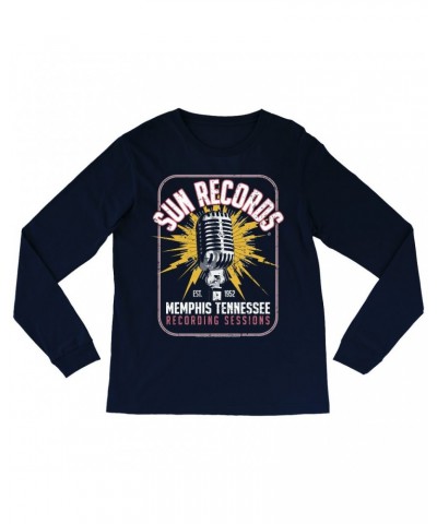 Sun Records Long Sleeve Shirt | Memphis Tennessee Recording Sessions Shirt $12.58 Shirts