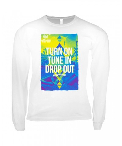 Woodstock Long Sleeve Shirt | Turn On Tune In Drop Out Design Shirt $10.18 Shirts