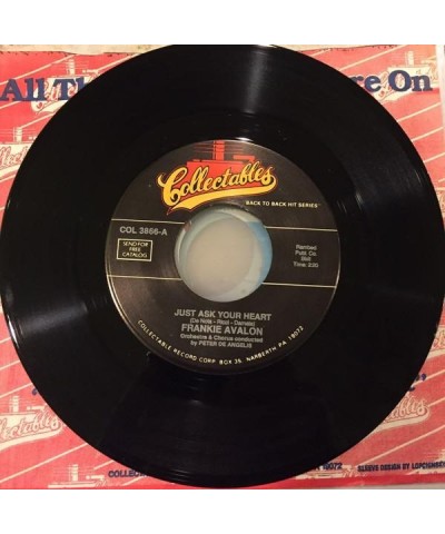 Frankie Avalon JUST ASK YOUR HEART/DEDE DINAH Vinyl Record $2.67 Vinyl