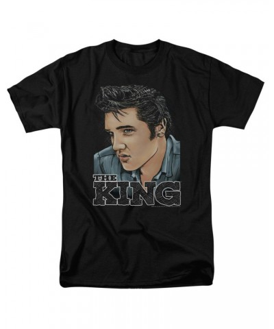 Elvis Presley Shirt | GRAPHIC KING T Shirt $6.12 Shirts