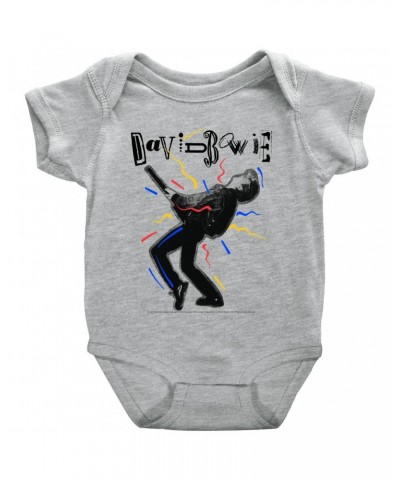 David Bowie Baby Short Sleeve Bodysuit | The Glass Spider Tour Colorful Image Bodysuit $9.98 Kids